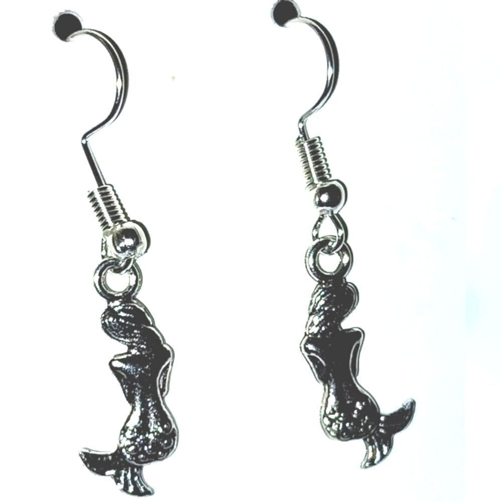 Retro Mini Super cute  Mermaid Earrings For Adults And Kids - Picture 2 of 6